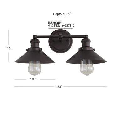 July Metal Shade Sconce